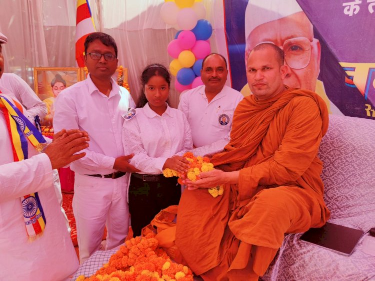 अम्बेडकर सेवा समिति ने धूमधाम से मनाई अम्बेडकर जयंती