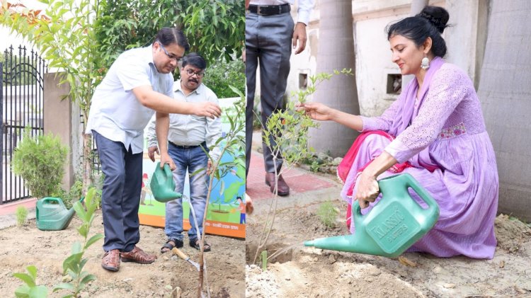 पौधे पर्यावरण संरक्षण के साथ बढ़ते तापमान को रोकने में मददगार : नितिन बंसल